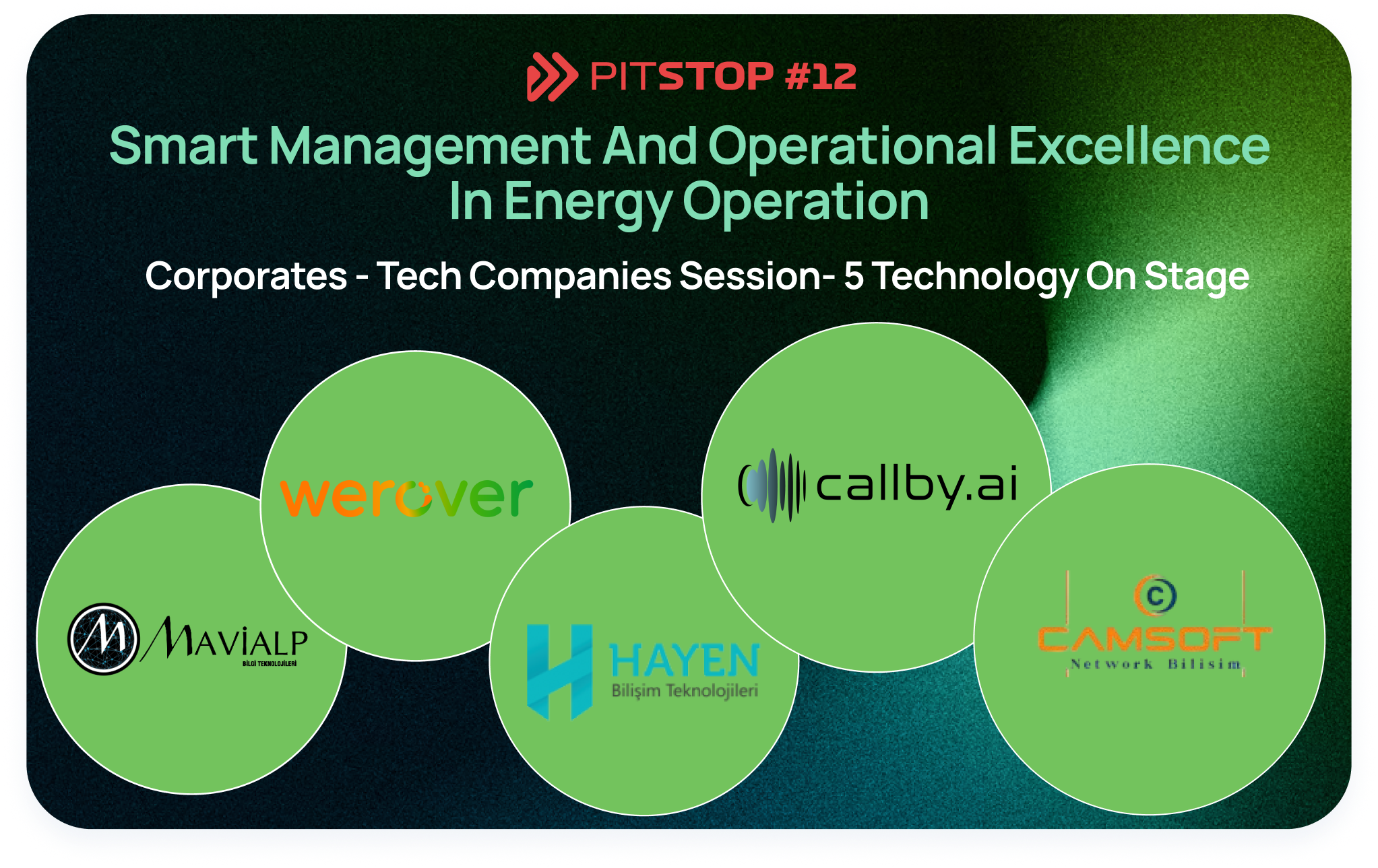 Smart Management and Operational Excellence in Energy Operations: 5 Tech Companies Met Türkiye's Corporate Decision-Makers at PitStop #12