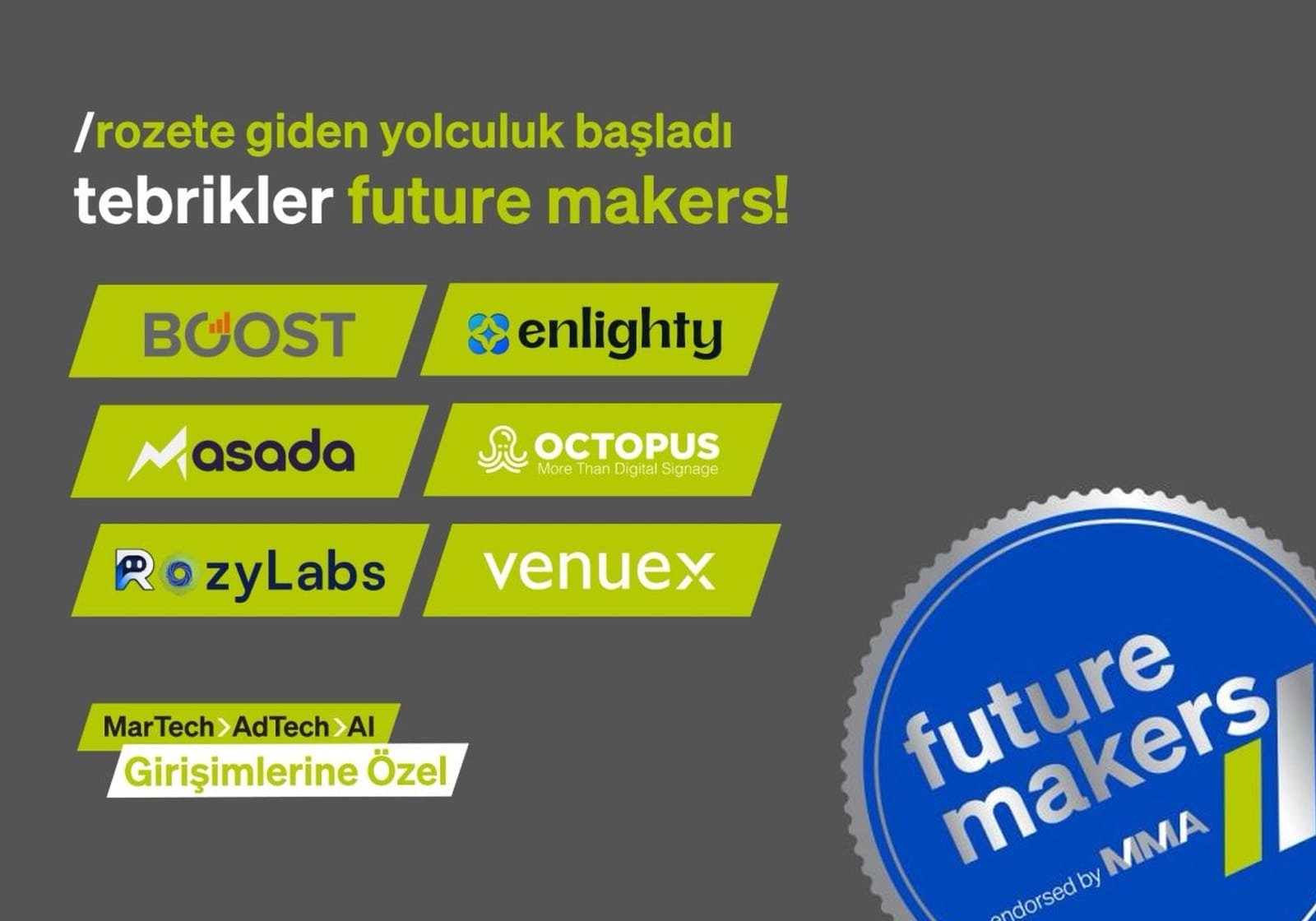 Future Makers by MMA Türkiye: 55 Başvurudan 6 Teknoloji Girişimi Akreditasyon Yolculuğuna Başladı